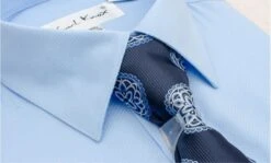Karl Knox Men's French Cuff Shirt Set - Flower Pattern -Stylish Men's Formal Wear 4455shirt opt