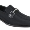 Roberto Chillini Men's Fashion Dress Shoe - Subtle Slip On -Stylish Men's Formal Wear 6757 black