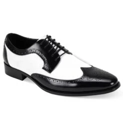 Giorgio Venturi Men's Spectator Dress Shoe - Classic Leather