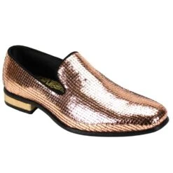 After Midnight Men's Fashion Dress Shoe - Exciting Style -Stylish Men's Formal Wear 6882 rose gold