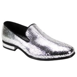 After Midnight Men's Fashion Dress Shoe - Exciting Style -Stylish Men's Formal Wear 6882 silver
