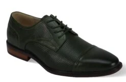 Antonio Cerrelli Men's Fashion Dress Shoe - Weave Pattern -Stylish Men's Formal Wear 6966 olive 01