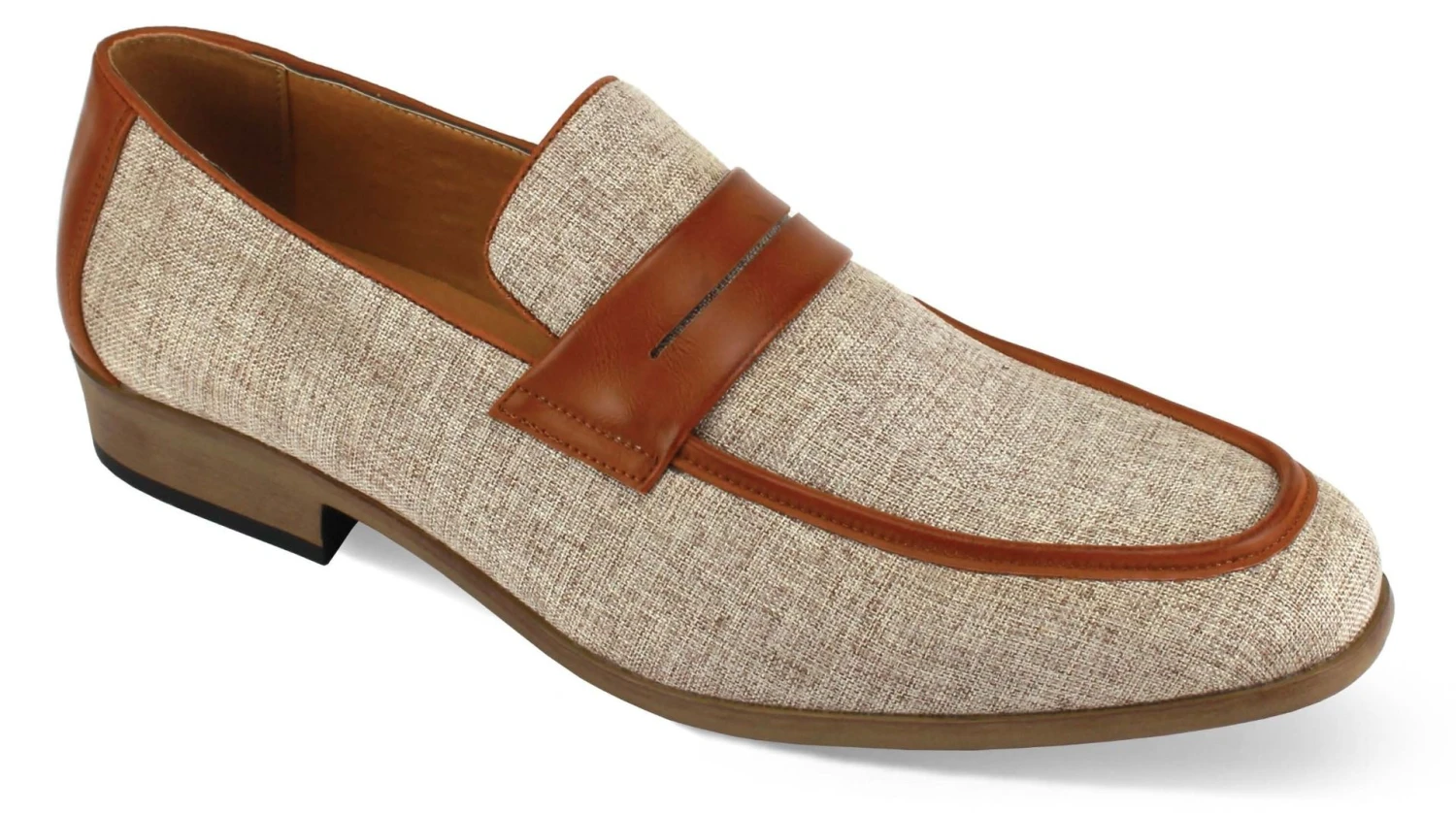 Antonio Cerrelli Men's Fashion Dress Shoe - Linen Slip On 4 Antonio Cerrelli Men's Fashion Dress Shoe - Linen Slip On - Image 2