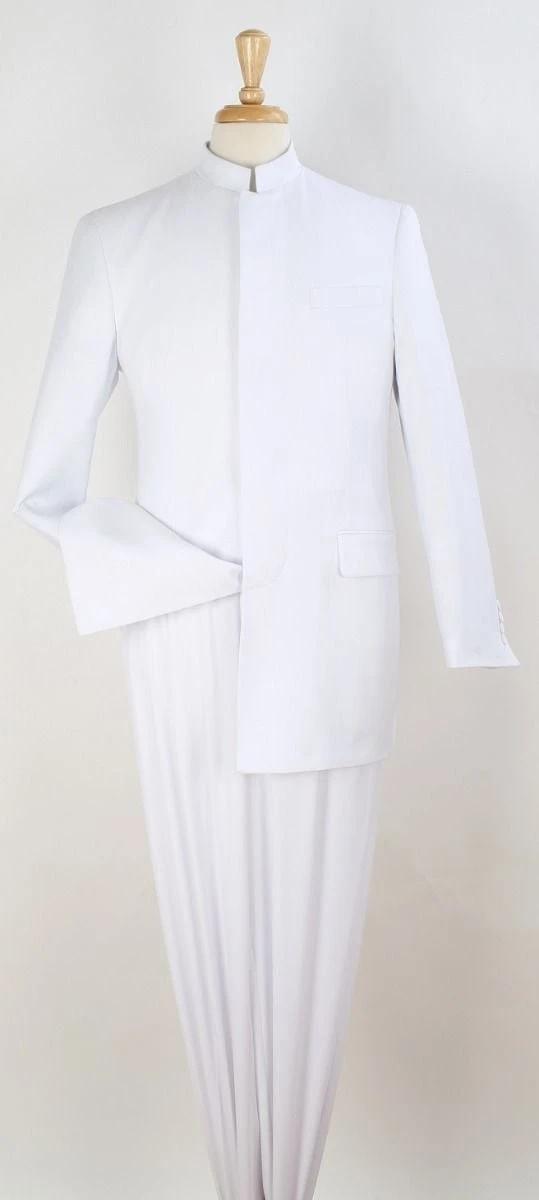 Apollo King Men's 2 Piece Nehru Style Suit - Hidden Buttons 4 Apollo King Men's 2 Piece Nehru Style Suit - Hidden Buttons - Image 2