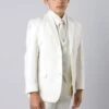 Azurro Boy's 5 Piece Suit In Solid Colors - Vested W/Shirt And Tie -Stylish Men's Formal Wear b347 05