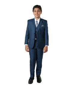 Tazio Boy's 5 Piece Suit With Shirt & Tie - Classic Executive -Stylish Men's Formal Wear b394 11new 96740.1640292359