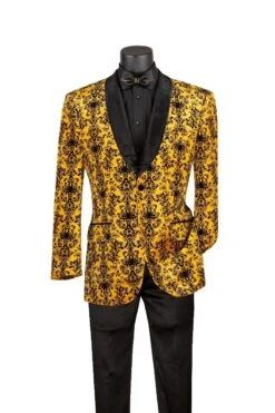 Vinci Men's 2 Button Sport Coat - Luxurious Velvet