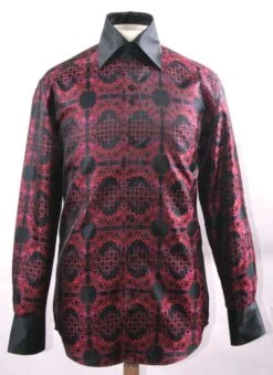 Daniel Ellissa Men's Fashion Dress Shirt - Dark And Complex