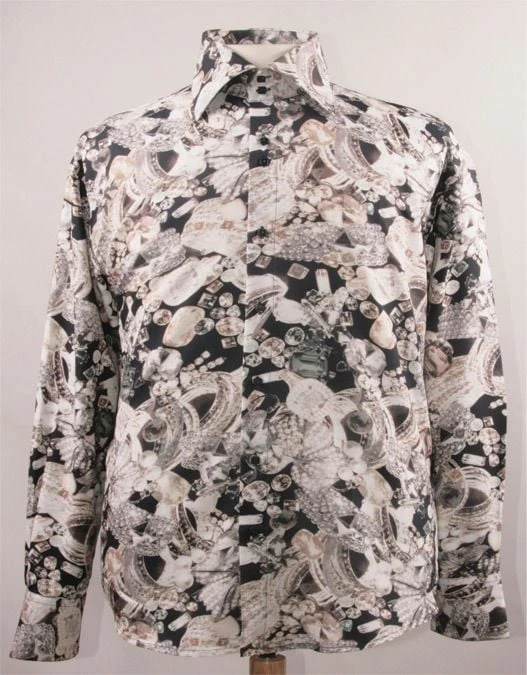 Daniel Ellissa Men's Fashion Dress Shirt - Jewels And Gems 4 Daniel Ellissa Men's Fashion Dress Shirt - Jewels And Gems - Image 2