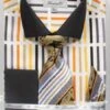 Fratello Men's French Cuff Dress Shirt Set - Multicolor Stripe