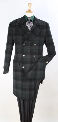 Apollo King Men's 3/4 Length Top Coat - Notch Lapel -Stylish Men's Formal Wear cb3coat 1 8