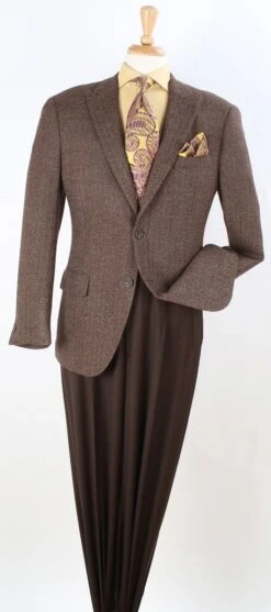 Apollo King Men's 100% Wool Sport Coat - Warm Wool