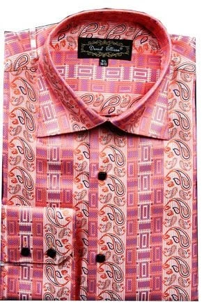 Daniel Ellissa Men's Fashion Dress Shirt - Complex Varied Pattern 8 Daniel Ellissa Men's Fashion Dress Shirt - Complex Varied Pattern - Image 6