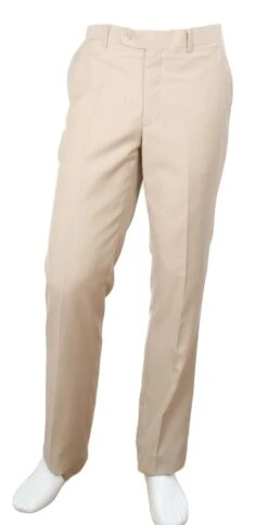 Royal Diamond Men's Modern Fit Pants - Flat Front Slacks