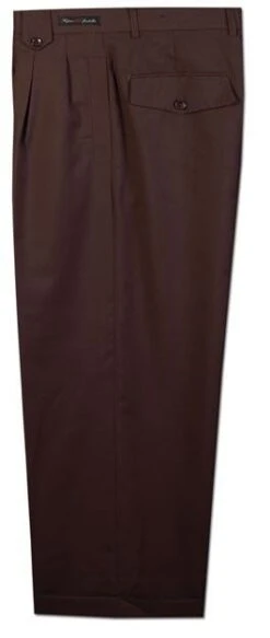 Zacchi Men's Wide Leg Outlet Pants - Classic Pleated Style