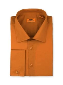 Steven Land 100% Cotton Dress Shirt - Classic Fit 11 Steven Land 100% Cotton Dress Shirt - Classic Fit -Stylish Men's Formal Wear ds115f copper 907x1209