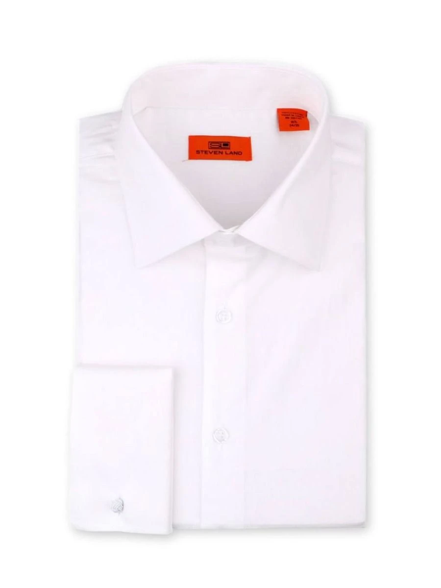 Steven Land 100% Cotton Dress Shirt - Classic Fit 8 Steven Land 100% Cotton Dress Shirt - Classic Fit - Image 6