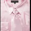 Daniel Ellissa Men's Basic Outlet Dress Shirt Set - Versatile Satin