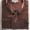 Daniel Ellissa Men's French Cuff Shirt Set - Metallic Velvet