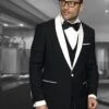 Statement Men's 3 Piece Wool Tuxedo - Stylish Accents
