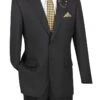 Vinci Men's 2 Piece Wool Feel Executive Suit - Modern Business 1 Vinci Men's 2 Piece Wool Feel Executive Suit - Modern Business -Stylish Men's Formal Wear f 2c900 black 2 1