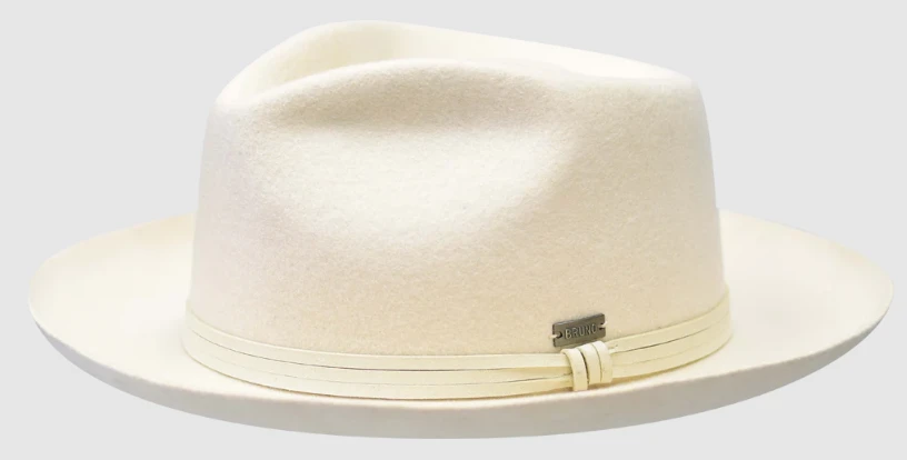 Bruno Capelo Men's Australian Wool Fedora Hat - Pinch Front 4 Bruno Capelo Men's Australian Wool Fedora Hat - Pinch Front - Image 2