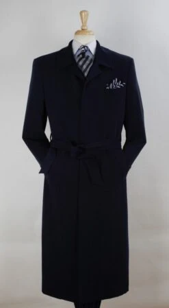 John Knight Men's Outlet Full Length Length Top Coat - Hidden Buttons -Stylish Men's Formal Wear jk2