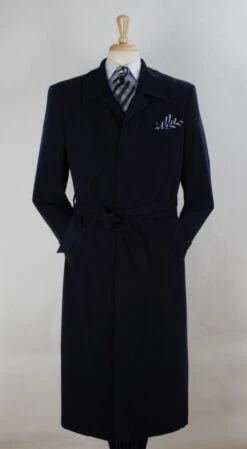 John Knight Men's Full Length Length Top Coat - Hidden Buttons -Stylish Men's Formal Wear jk2 5 1