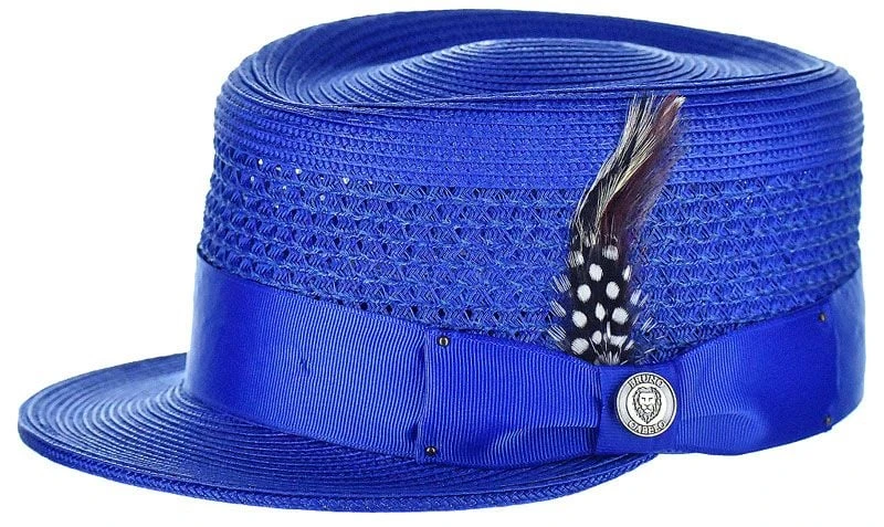 Bruno Capelo Men's Fashion Straw Hat - Vented Crown 3 Bruno Capelo Men's Fashion Straw Hat - Vented Crown