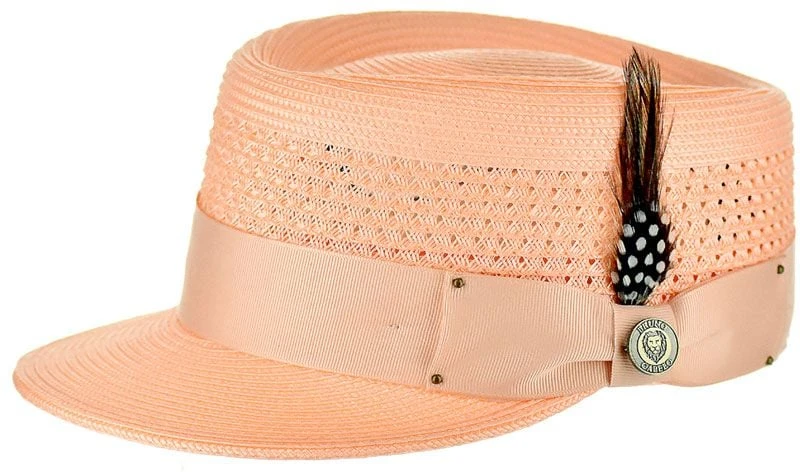 Bruno Capelo Men's Fashion Straw Hat - Vented Crown 5 Bruno Capelo Men's Fashion Straw Hat - Vented Crown - Image 3