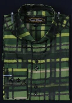 Daniel Ellissa Men's Fashion Dress Shirt - Rugged Checker