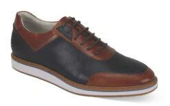 Giovanni Men's Leather Dress Shoe - Relaxed Style -Stylish Men's Formal Wear lorenzo navy 05