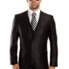 Tazio Men's 3 Piece Slim Fit Suit - Solid Sharkskin -Stylish Men's Formal Wear m163s 01 1 94148