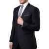 Tazio Men's 2pc Slim Fit Executive Suit - Solid Shine