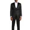 Tazio Men's 3 Piece Skinny Fit Suit - Slight Shine -Stylish Men's Formal Wear m288sk 1 5 17172