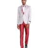 Tazio Men's 4 Piece Skinny Fit Suit - Blooming Flowers 1 Tazio Men's 4 Piece Skinny Fit Suit - Blooming Flowers -Stylish Men's Formal Wear m300sk 01