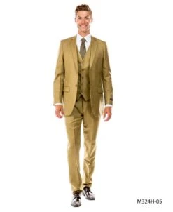Tazio Men's 3 Piece Executive Suit - Bold Colors -Stylish Men's Formal Wear m324h 05 t 33277.1624655675