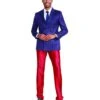 Tazio Men's 2 Piece Skinny Fit Suit - Vibrant Stripes -Stylish Men's Formal Wear m326sk 01 6 82381.1581546123