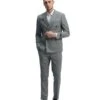 Tazio Men's 2 Piece Skinny Fit Suit - Sharkskin -Stylish Men's Formal Wear m338sk 01 87646