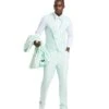 Tazio Men's 3 Piece Skinny Fit Suit - Polka Dot -Stylish Men's Formal Wear m388sk 01 87658