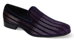 After Midnight Men's Fashion Dress Shoe - Gradient Jewels -Stylish Men's Formal Wear marco grape