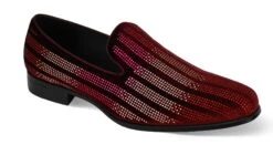 After Midnight Men's Fashion Dress Shoe - Gradient Jewels -Stylish Men's Formal Wear marco wine
