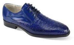 Giovanni Men's Leather Dress Shoe - Alligator Style