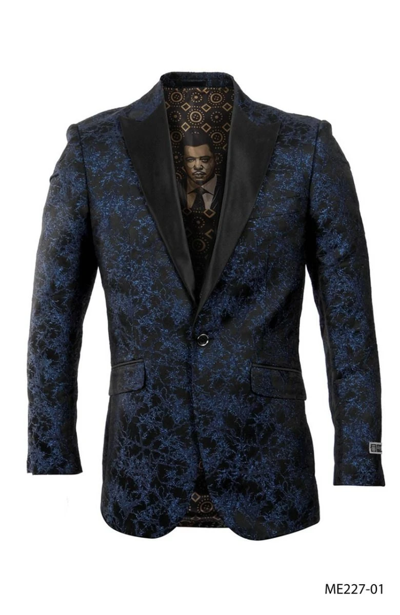 Empire Men's Luxurious Sport Coat - Spider Web Pattern 3 Empire Men's Luxurious Sport Coat - Spider Web Pattern