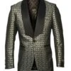 Empire Men's Luxurious Sport Coat - Mini Jacquard -Stylish Men's Formal Wear me280h 01 98092.1554746442