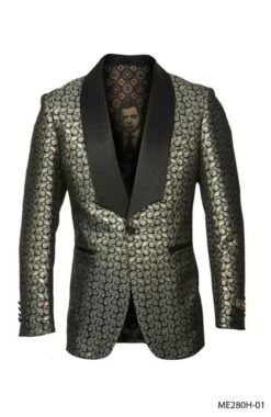 Empire Men's Luxurious Sport Coat - Mini Jacquard