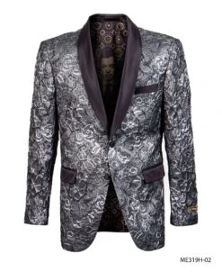 Empire Men's Luxurious Sport Coat - Metallic Flower