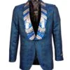 Empire Men's Luxurious Sport Coat - Exotic Sequin Collar -Stylish Men's Formal Wear me321h 01 83785.1572283338