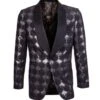 Empire Men's Luxurious Sport Coat - Dark Bubble Pattern 1 Empire Men's Luxurious Sport Coat - Dark Bubble Pattern -Stylish Men's Formal Wear me327h 01 16628.1572284085