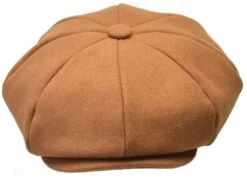 Bruno Capelo Men's Apple Cap - Melton Wool -Stylish Men's Formal Wear melton camel opt
